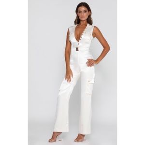 Meshki Jada Satin Jumpsuit